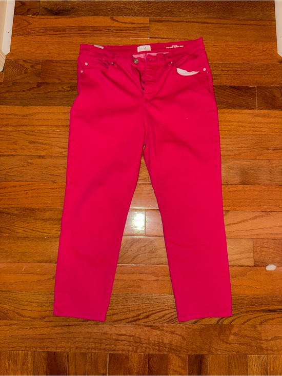 Nicole Miller Pants - Nicole Miller Bright Pink Skinny Pants